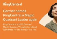 RingCentral鈴盛連續(xù)八年榮膺Gartner UCaaS魔力象限全球領(lǐng)導(dǎo)者