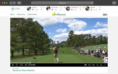 IBM 為大師賽提供生成式 AI 評(píng)論與逐洞球員預(yù)測(cè)的數(shù)字新體驗(yàn)