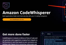 Amazon CodeWhisperer正式可用, 并面向個人開發(fā)者免費開放