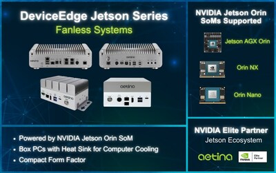 安提國(guó)際推出基于NVIDIA Jetson Orin的新型無(wú)風(fēng)扇邊緣AI系統(tǒng)