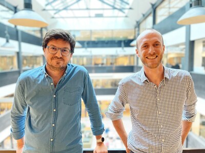 Rémi Aubert and Benoit Allibe at AB Tastys Paris office