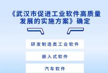 近日，《武漢市促進(jìn)工業(yè)軟件高質(zhì)量發(fā)展的實(shí)施方案》確定！