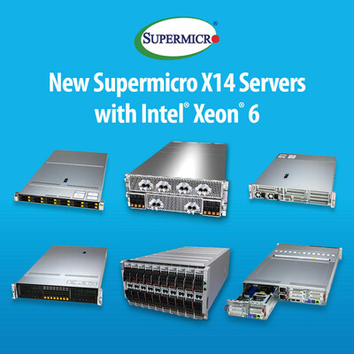 New Supermicro X14 Servers with Intel Xeon 6