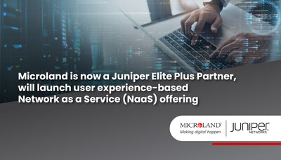 Microland announces Global Elite Plus Status with Juniper Networks to launch Network as a Service offering