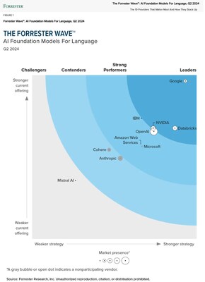 IBM憑借其旗艦Granite系列模型，在2024年第二季度的《Forrester Wave?：語言AI基礎(chǔ)模型》報告中，被評為“強(qiáng)勁表現(xiàn)者”。