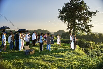 師生藝術(shù)作品搭建現(xiàn)場