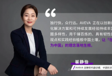 AVEVA劍維軟件崔靜怡：因地制宜，因時制宜，用工業(yè)智能構(gòu)建可持續(xù)發(fā)展藍(lán)圖