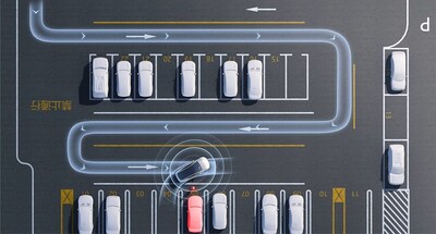 LAPA超視距記憶泊車示意