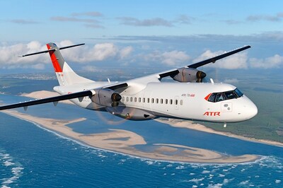 ATR 72-600原型機(jī)：阿卡雄灣（Le Bassin dArcachon）和皮拉沙丘（La Dune du Pyla）上的空對(duì)空飛行