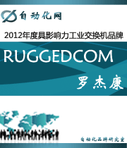 RUGGEDCOM 羅杰康:2012年度自動化行業(yè)最具影響力工業(yè)交換機(jī)入圍品牌