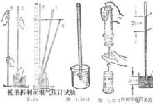 第一個(gè)氣壓計(jì)：水銀氣壓計(jì)