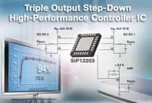 Vishay Siliconix 推出新型三輸出降壓控制器 IC，真正實(shí)現(xiàn)高效電源轉(zhuǎn)換