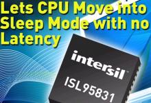 Intersil推出Vcore DC/DC控制器為最新嵌入式CPU/GPU內(nèi)核提供完整電源解決方案